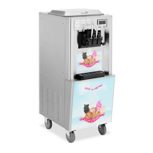Stroj na výrobu měkké zmrzliny 2140 W 33 l/h 3 příchutě - Stroje na točenou zmrzlinu Royal Catering