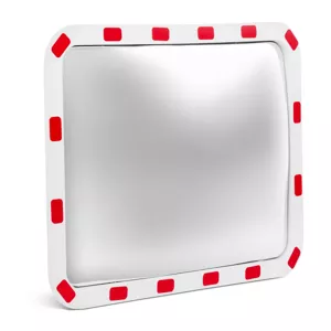 Dopravní zrcadlo 60 x 80 x 8 cm 130° obdélníkové - Plachty na auta MSW