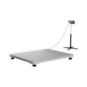 Podlahová váha cejchovaná 600 kg / 200 g 100 x 120 cm LED - Podlahové váhy TEM