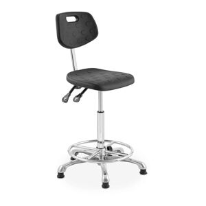 Průmyslová židle – 120 kg – Černá – výška nastavitelná mezi 515 780 mm - Pracovní židle Fromm & Starck