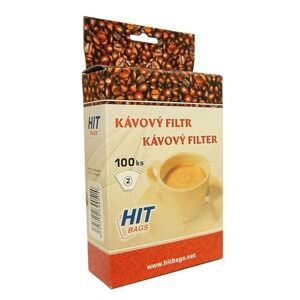 Kávový filtr č.2 - 100 ks v krabičce - 914.21 - Plastimex