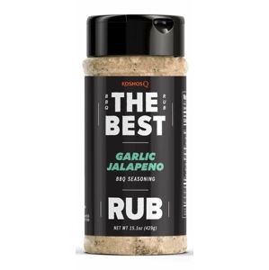 Grilovací koření Kosmo´s Q The best Garlic Jalapeno, 429 g