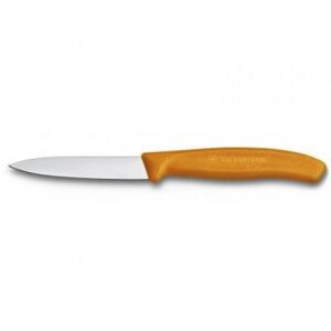 Kuchyňský nůž VICTORINOX na zeleninu oranžový 10 cm - Victorinox